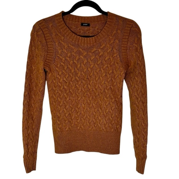 J Crew Women's Textured Knit Crew Neck Sweater- Size XS - Picture 4 of 9